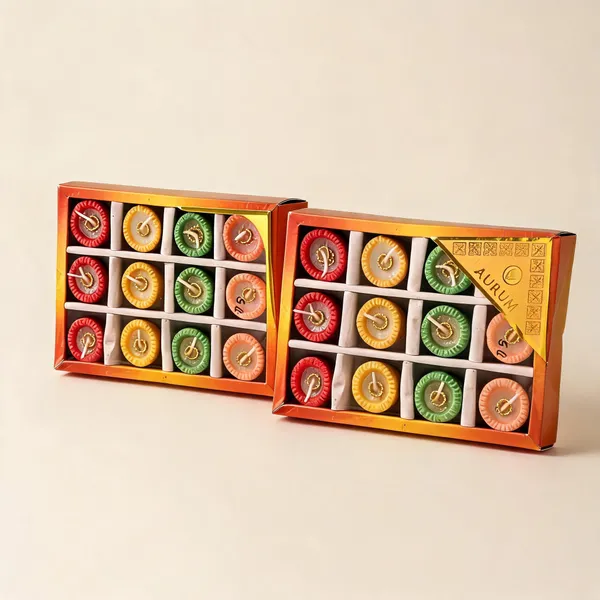 Soil_Festive_Multicolor_Embellished_Diya_Set_Of_12_-_Pack_of_2