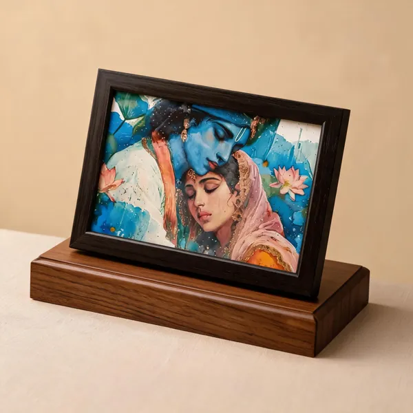 Pvc_Frame_Traditional_Couple_Artwork_Tabletop_Photo_Frame