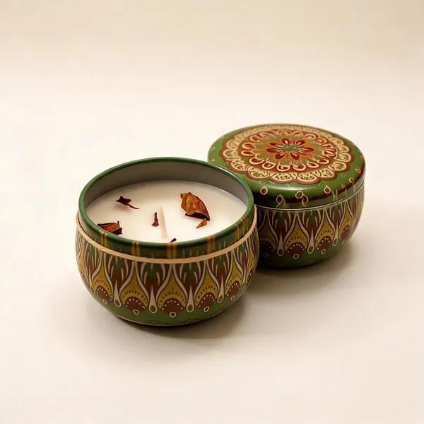 Steel_Traditional_Mandala_Pattern_Green_Lidded_Candle_Jar_-_Pack_of_2