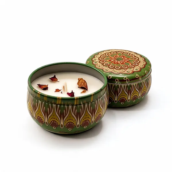 Steel_Traditional_Mandala_Pattern_Green_Lidded_Candle_Jar_-_Pack_of_2
