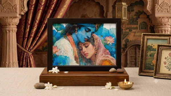 Wooden_Traditional_Couple_Artwork_Photo_Frame