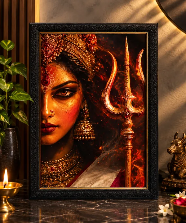 Black_Framed_Navdurga_Religious_Wall_Art
