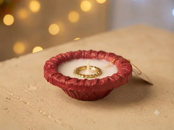 Red_Textured_Hanging_Diya_Candle