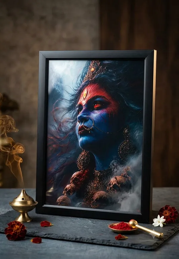 Black_Framed_Kali_Portrait_Wall_Art