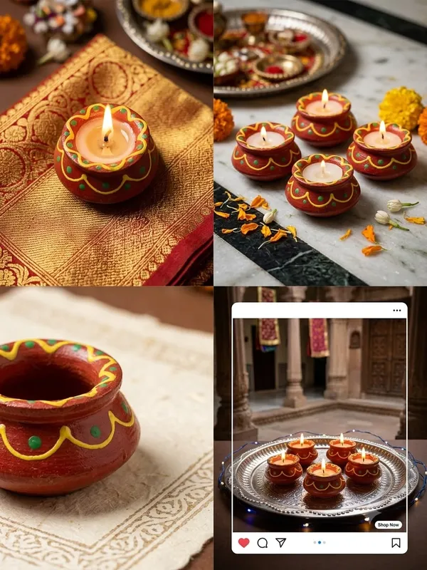 Terracotta_Traditional_Painted_Diya_Set