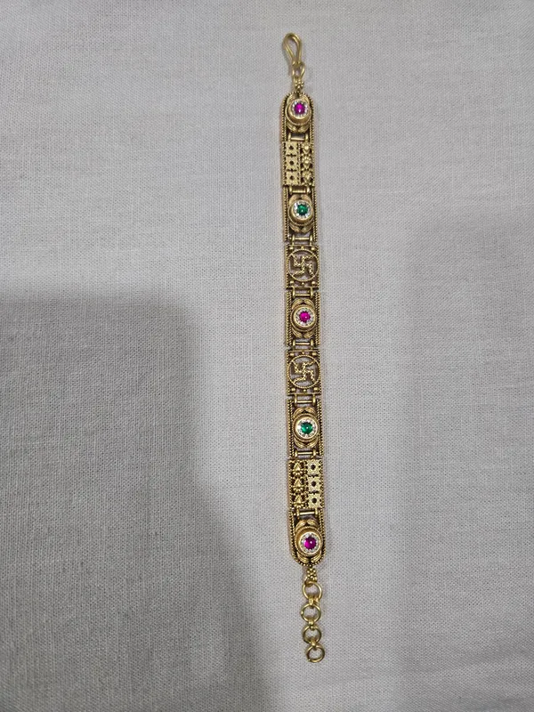 Gold_Tone_Multicolour_Gemstone_Bracelet_for_Women