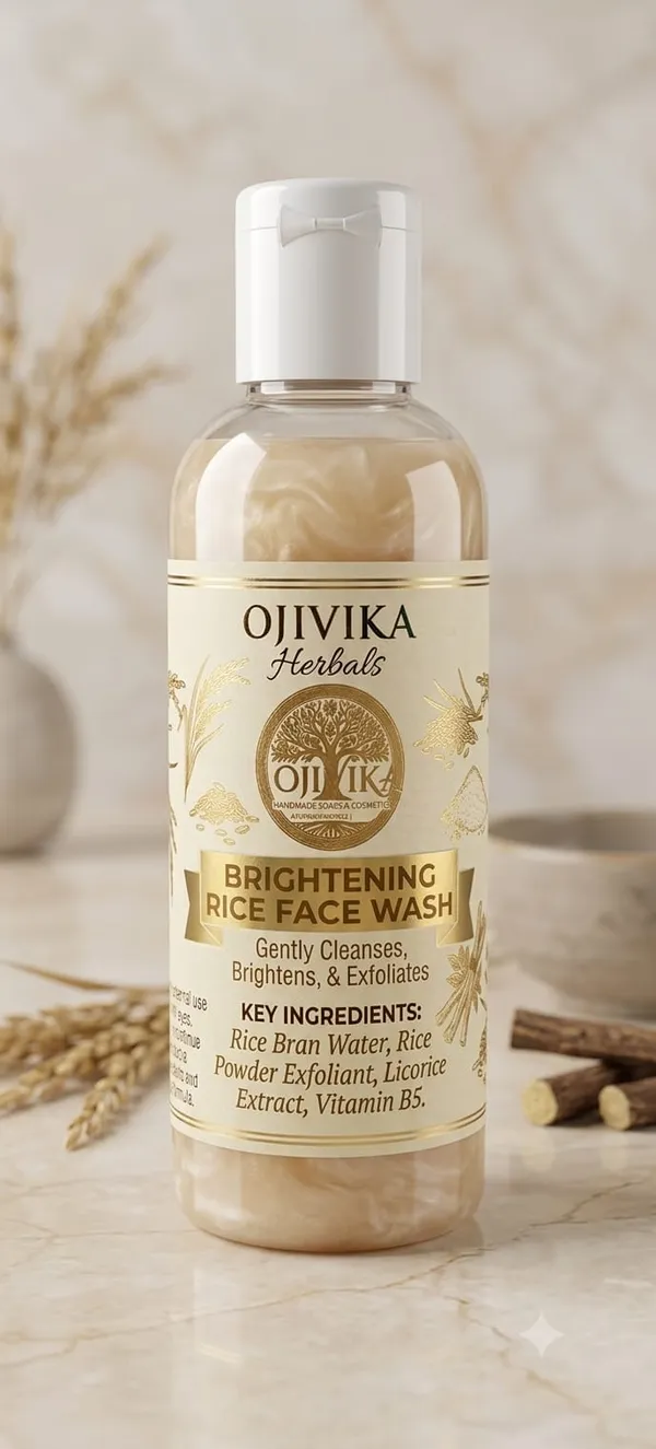 Ojivika_Herbals_Brightening_Rice_Face_Wash