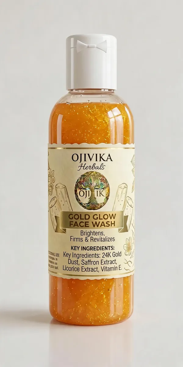 Ojivika_Herbals_Gold_Glow_Face_Wash
