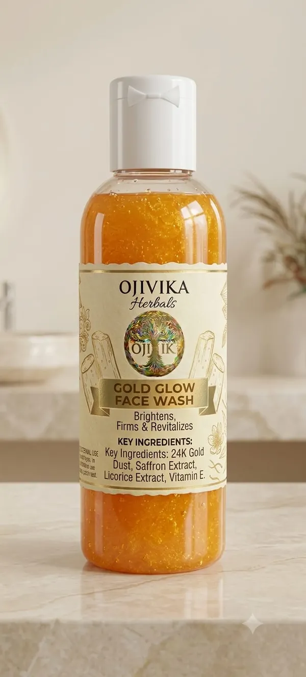 Ojivika_Herbals_Gold_Glow_Face_Wash