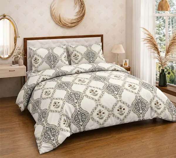Cotton_Polyester_Blend_Elegant_Paisley_Print_Flat_Double_Bedsheet