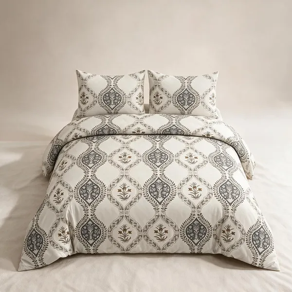 Cotton_Polyester_Blend_Elegant_Paisley_Print_Flat_Double_Bedsheet