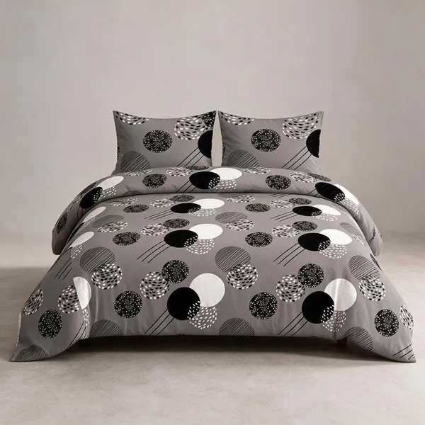 Cotton_Polyester_Blend_Contemporary_Circular_Print_Flat_Double_Bedsheet