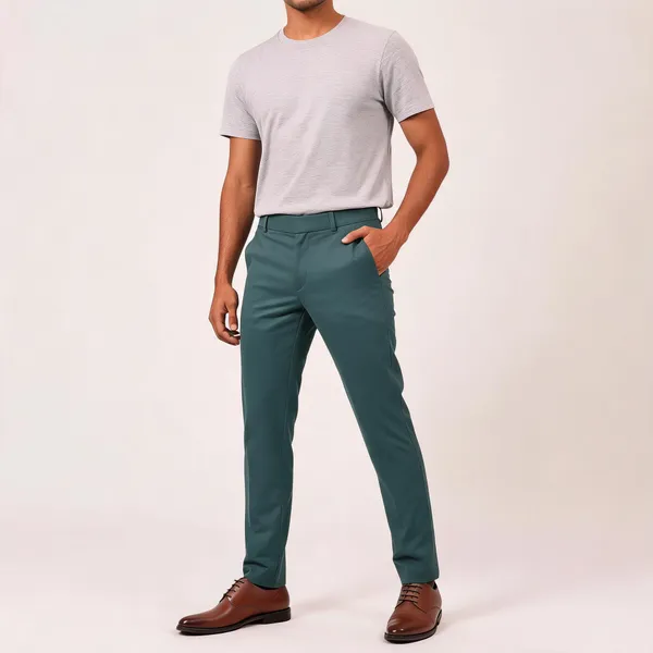 Teal_Smart_Fit_Formal_Trouser_For_Men