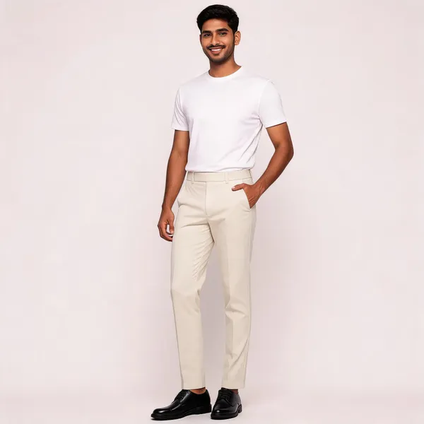 White_Smart_Fit_Formal_Trouser_For_Men