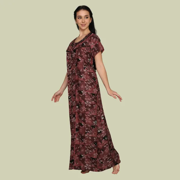 Nighty_Gown_with_Side_Pocket_|_Regular_Night_Gown_|_Night_Wear_Maxi_Nighties_|_Red