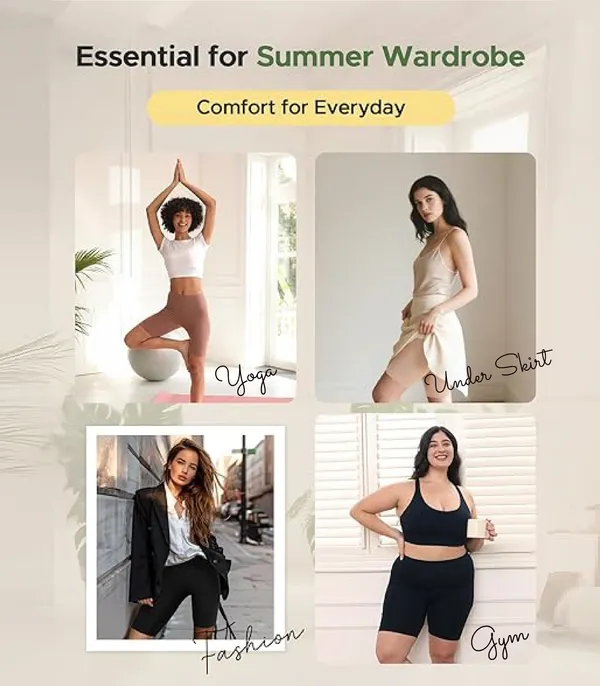 High_Waist_4-Way_Stretch_Shorts,_Pack_of_2