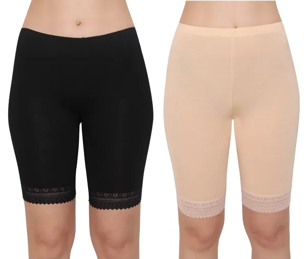 High_Waist_4-Way_Stretch_Shorts,_Pack_of_2