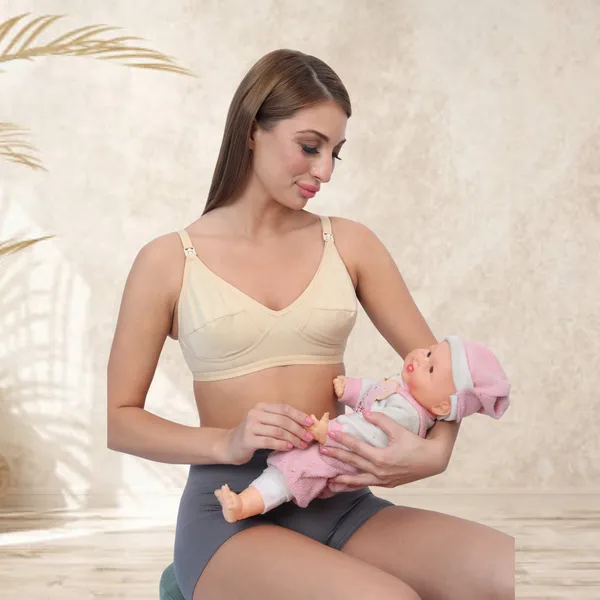 Non_Padded_Non_Wired_Full_Coverage_Maternity_Bra_Feeding_Bra_Nursing_Bra,_B_Cup