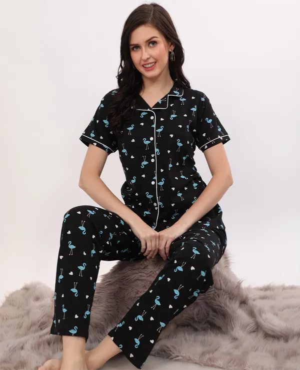 Printed_Night_Suit_Set_of_Shirt_&_Pyjama_|_Collar_Neck,_Half_Sleeve_&_Relaxed_Fit_Pyjama_Set