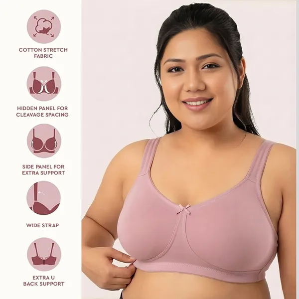 Non_Padded_&_Non_Wired_Minimizer_Everyday_Bra_|_Full_Coverage_Bra_With_No_Sweat_&_Breast_Separating