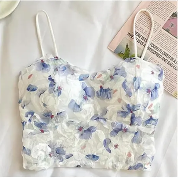 Lightly_Padded_Solid_Floral_Camisole_with_Light_Padding_Seamless_Breathable_Stretchable_Spaghetti