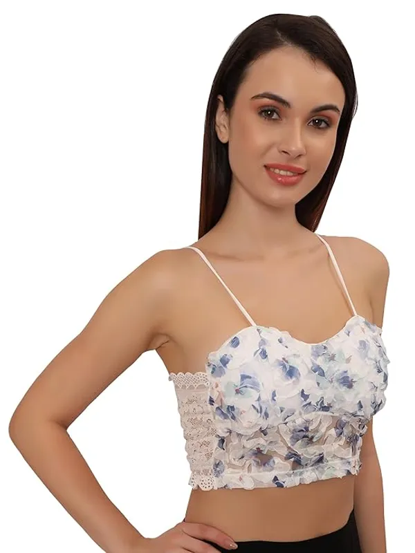 Lightly_Padded_Solid_Floral_Camisole_With_Light_Padding_Seamless_Breathable_Stretchable_Spaghetti