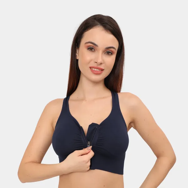 Padded_Wirefree_Front_Zip_Closure_Sports_Bra_Medium_Impact_Yoga_Bras_Racerback_Workout_Gym_Bra