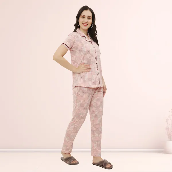 Printed_Night_Suit_Set_of_Shirt_&_Pyjama_|_Collar_Neck,_Half_Sleeve_&_Relaxed_Fit_Pyjama_Set