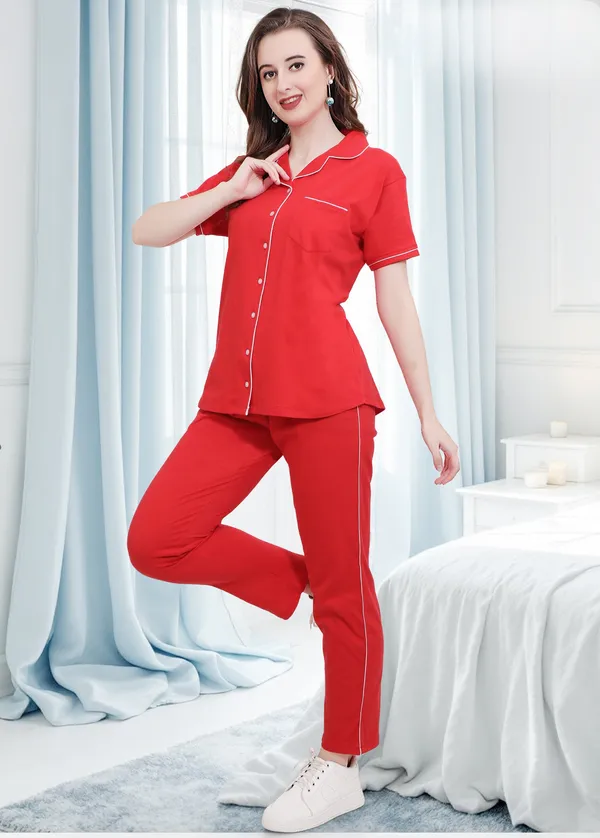 Night_Suit_Set_|_Solid_Plain_Relaxed_Night_Suit_Set_Of_Shirt_&_Pyjama_|_Soft_Comfortable_Stylish
