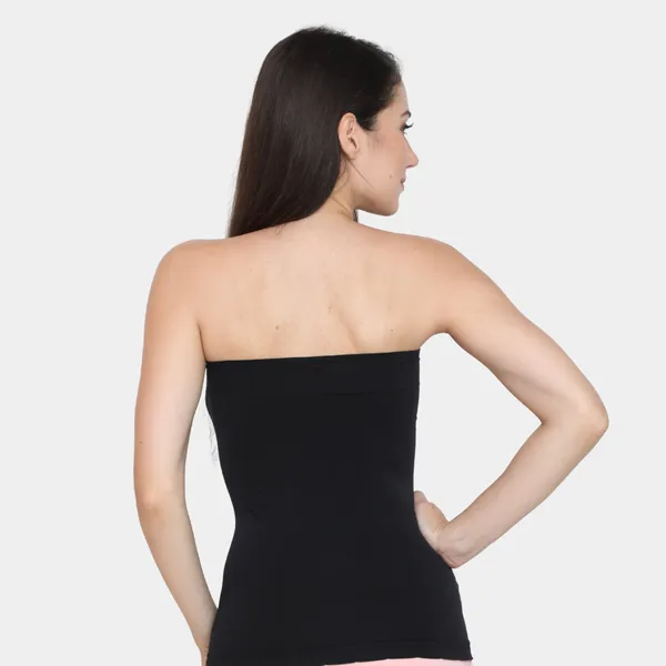 Casual_Style_Long_Bandeau_Tube_Relaxed_Fit_Top_Inner_Camisole_Non_Padded_Wire_Free_Seamless