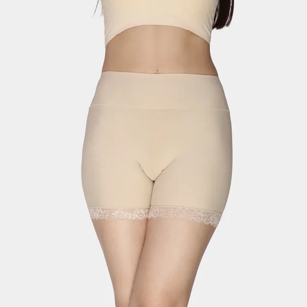 High_Waist_Ice_Silk_Seamless_Comfortable_Safety_Shorts/Under_Skirt_Shorts/Cycling_Shorts