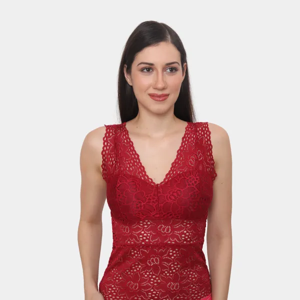 Solid_Floral_Camisole_Lightly_Padded_Seamless_Breathable_Stretchable_Bralette_Bras