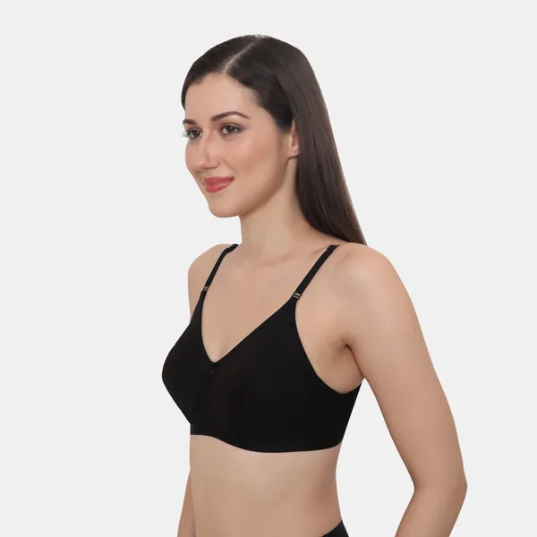 Pc_Interlock_Fabric_Full_Coverage_Padded_Non-Wired_Adjustable_Straps_Tshirt_Bra_Everyday_Bra,_C_Cup