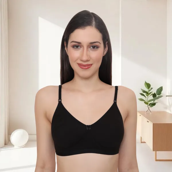 Pc_Interlock_Fabric_Full_Coverage_Padded_Non-Wired_Adjustable_Straps_Tshirt_Bra_Everyday_Bra,_C_Cup