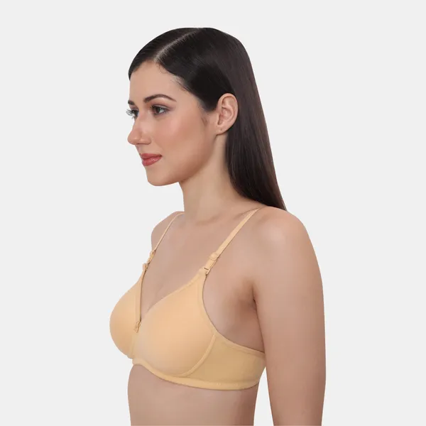 Pc_Interlock_Fabric_Full_Coverage_Padded_Non-Wired_Adjustable_Straps_Tshirt_Bra_Everyday_Bra,_C_Cup