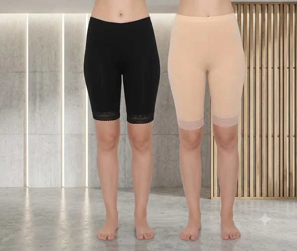 High_Waist_4-Way_Stretch_Shorts,_Pack_Of_2