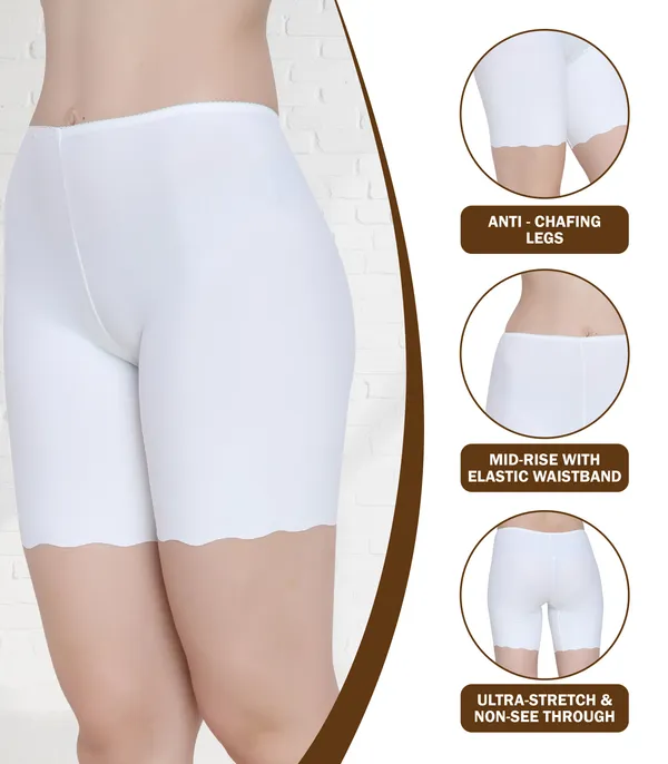 High_Waist_Stretchable_Skin_Fit_Shorties_Seamless_Under_Skirt_Cycling_Biker_Bicycle_Shorts