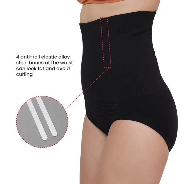 High-Waist_Tummy_Control_Shapewear_|_Slimming_Panty_&_Butt_Lifter_|_Seamless_Body_Shaper_Panty