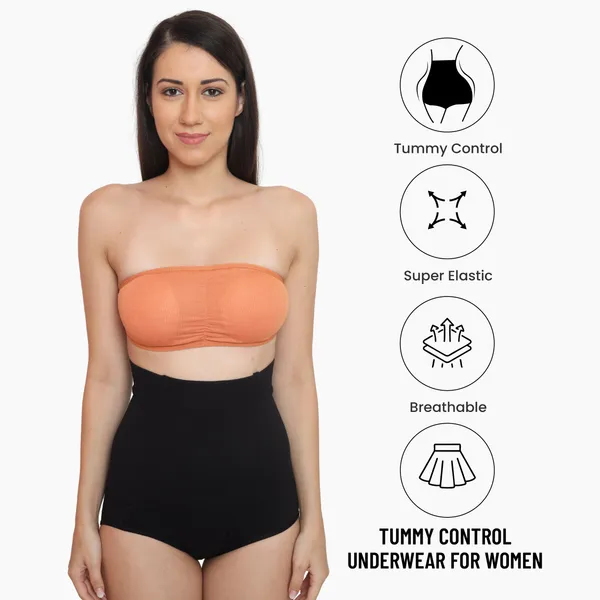 High-Waist_Tummy_Control_Shapewear_|_Slimming_Panty_&_Butt_Lifter_|_Seamless_Body_Shaper_Panty
