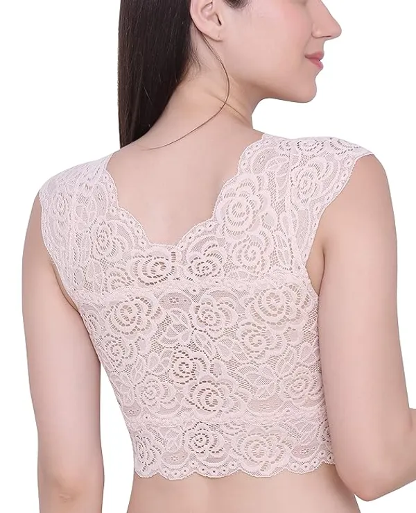 Lightly_Padded_Full_Coverage_Everyday_Bra_|_Soft_Floral_Bralette_Bandeau_Bra_Crop_Tube_Top