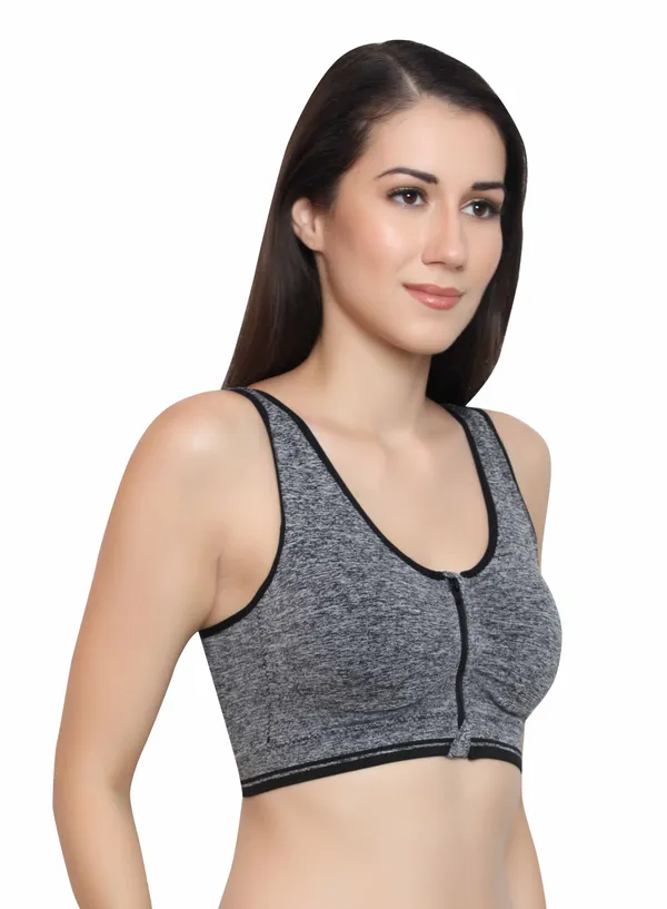 Padded_Wirefree_Front_Zip_Closure_Sports_Bra_Medium_Impact_Yoga_Bras_Racerback_Workout_Gym_Bra