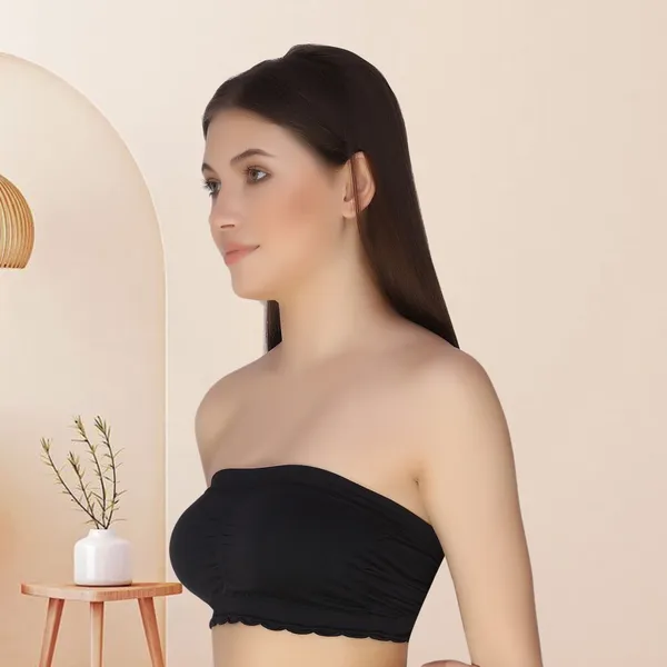 Solid_Tube_Bra_Padded_Wire_Free_Stretchable_Seamless_Strapless_Breathable_Pull_On_Bandeau_Bralette