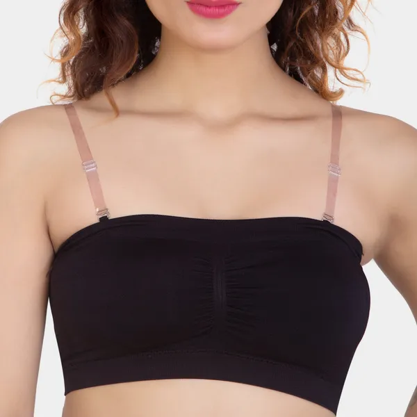 Tube_Bra_Padded_Seamless_Wire_Free_Back_Hook_Closure_Transparent_Straps