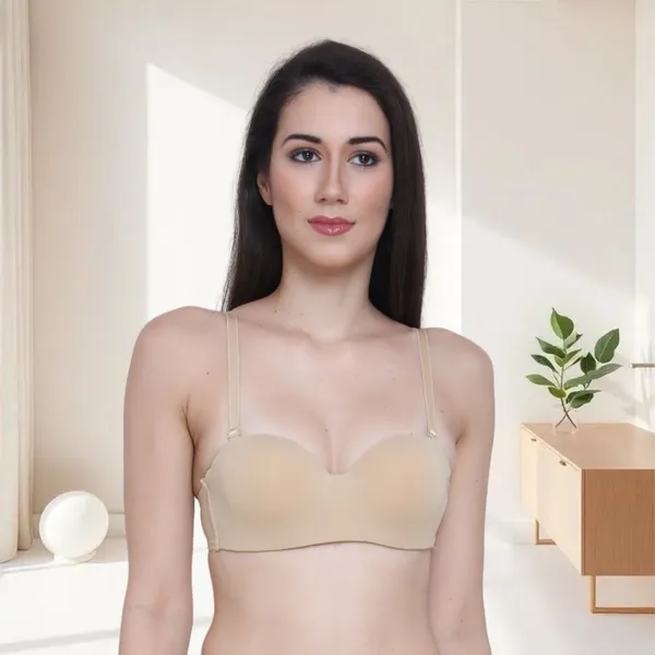 Demi_Cup_Bra_|,_Padded,_Underwired_Bra_|_Adjustable_Detachable_Straps,_Low_Coverage_Demi_Bra_(In