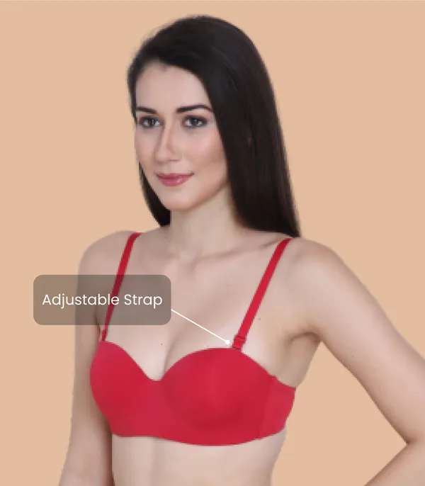 Demi_Cup_Bra_|,_Padded,_Underwired_Bra_|_Adjustable_Detachable_Straps,_Low_Coverage_Demi_Bra_(in