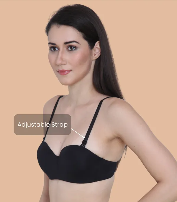 Demi_Cup_Bra_|,_Padded,_Underwired_Bra_|_Adjustable_Detachable_Straps,_Low_Coverage_Demi_Bra_(in