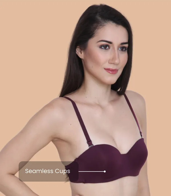 Demi_Cup_Bra_|,_Padded,_Underwired_Bra_|_Adjustable_Detachable_Straps,_Low_Coverage_Demi_Bra_(in