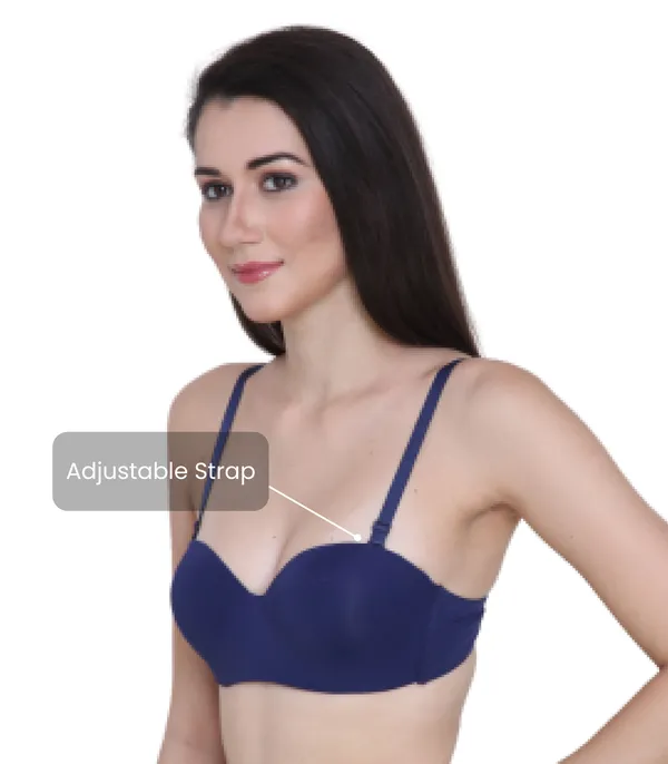 Demi_Cup_Bra_|,_Padded,_Underwired_Bra_|_Adjustable_Detachable_Straps,_Low_Coverage_Demi_Bra_(In