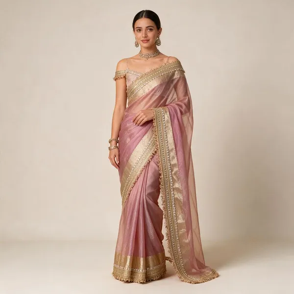 Light_Purple_Mashru_Silk_Saree_With_Blouse_Piece_For_Women
