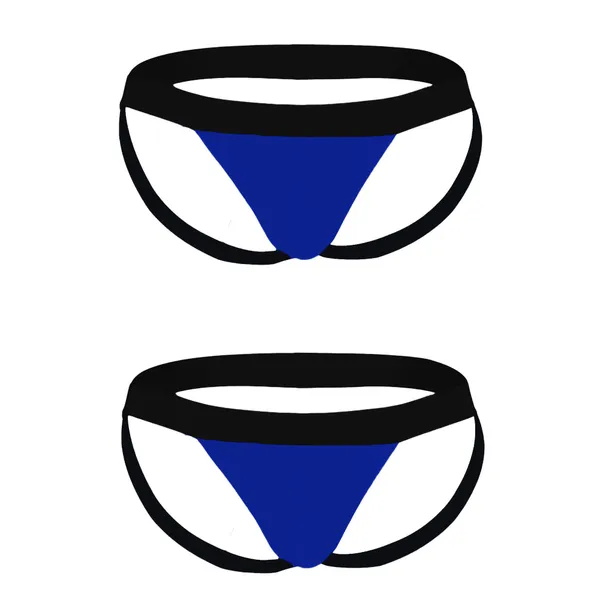 Black_And_Blue_Brief_Underwear_Set_For_Men